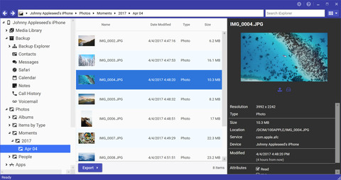 View and save pictures from iPhone