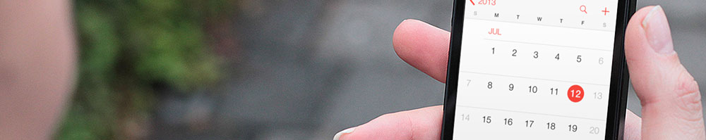 iPhone calendar