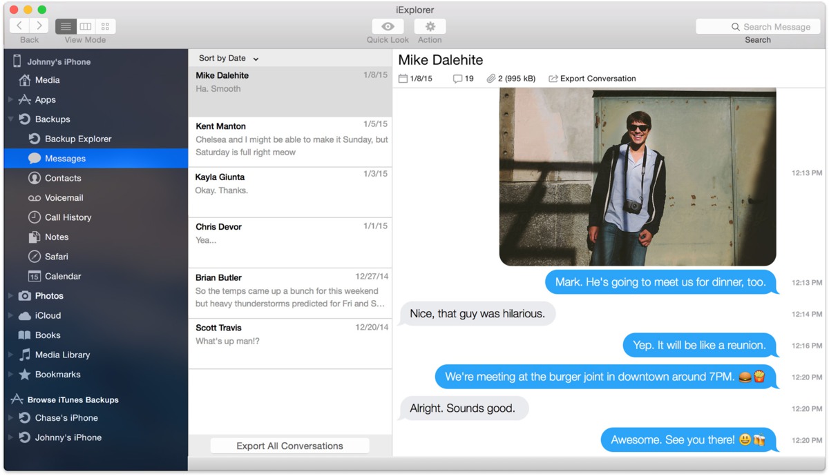 how to export text messages from mac to pdf