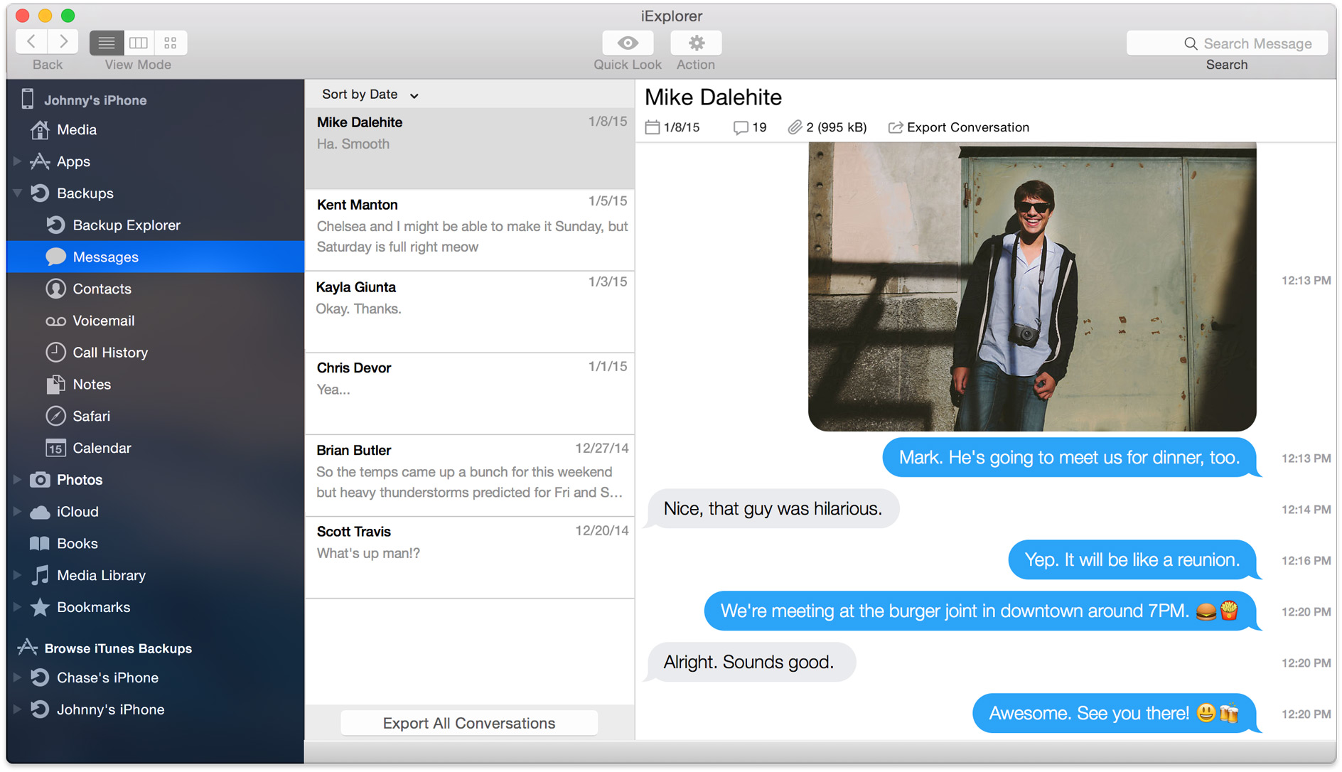 How to transfer text messages from iPhone to Mac for free