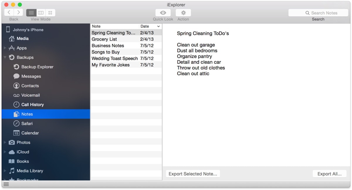 Save Notes From Your Iphone Ipad To Your Computer Iexplorer